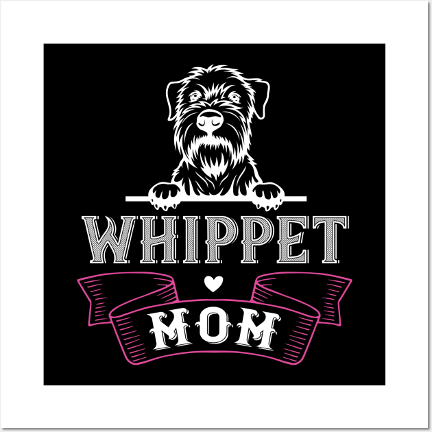 Whippet Mom Wall Art by MonkeyBusiness